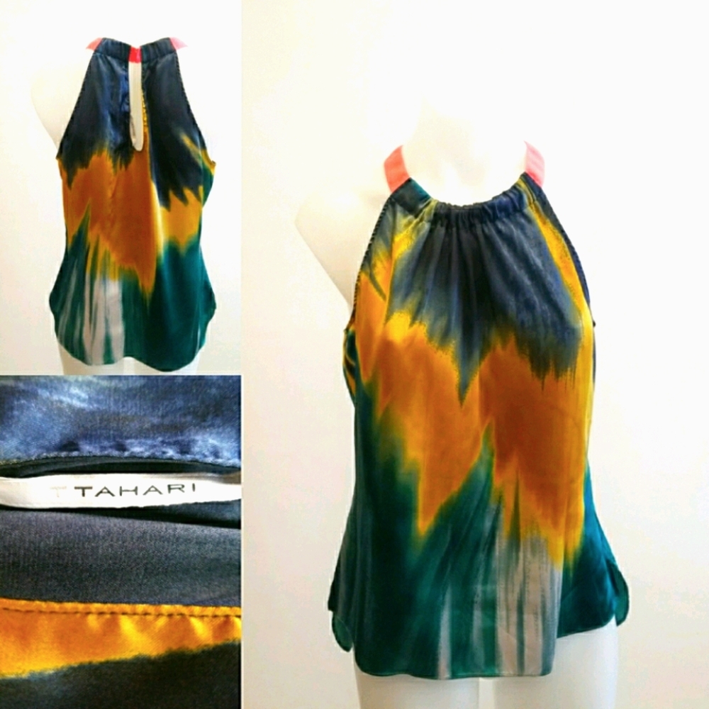 Elie Tahari sleeveless tank top M - Picture 2 of 9